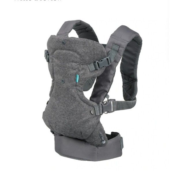 FLIP 4-IN-1 Convertible Baby Carrier with 2 Muslin Blanket