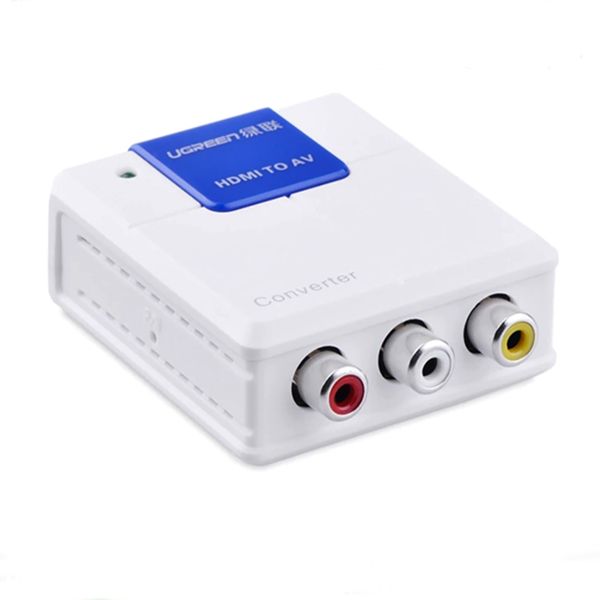 UGreen 40233 HDMI Female to AV (Y/R/W) Female Adapter-WH