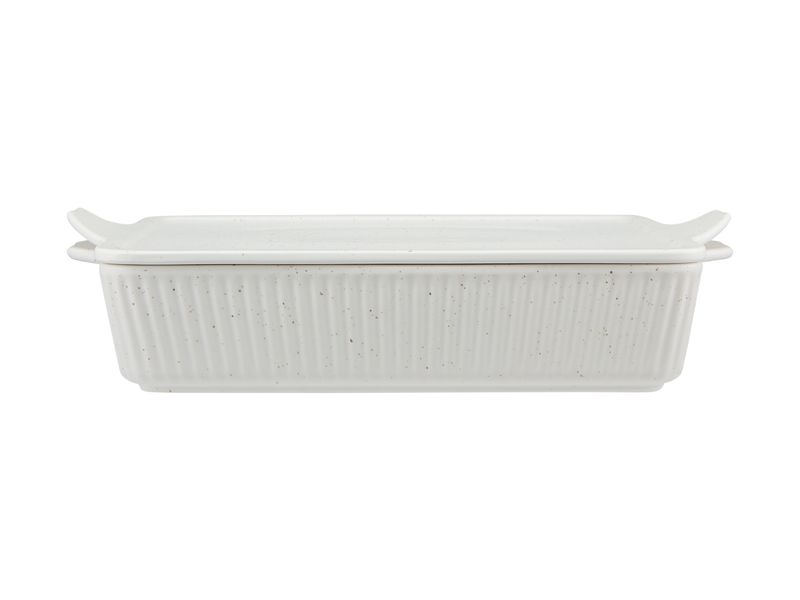 Maxwell and Williams Speckle Rectangular Baker With Tray 33x23cm - Cream