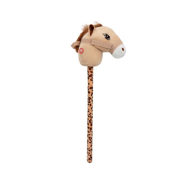 Brown Print Horse Riding Stick, Plush Horse Stick