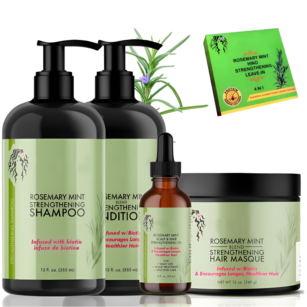 Intense Rosemary Mint Set OF 4