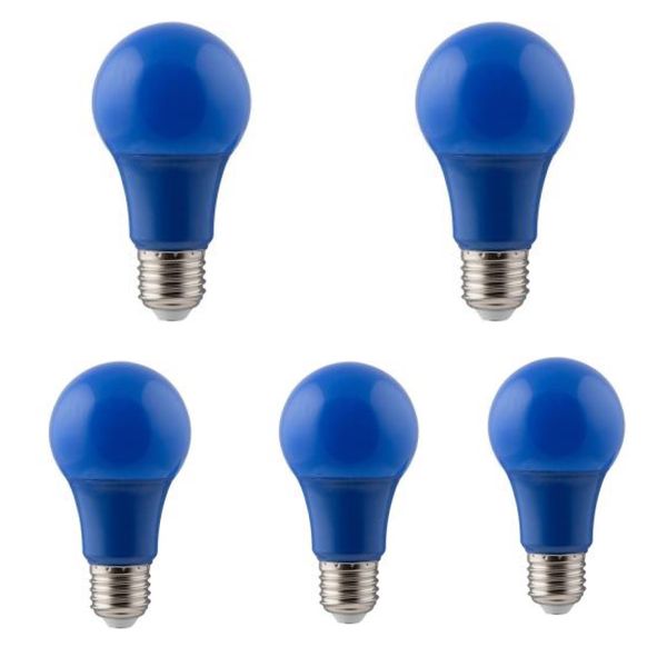 5 pack - Yellow LED Light Bulb 5w