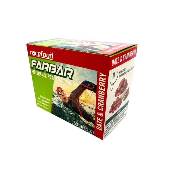 Racefood Farbar 12 x 5 Pack Date &amp; Cranberry