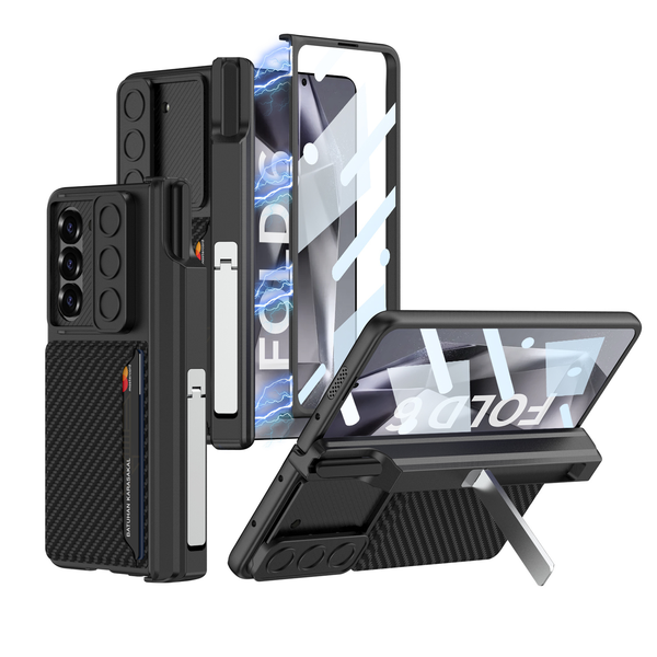 Folding Cover Pen Case Lens Protection Anti Scratch Compatible with Z Fold 6 Samsung