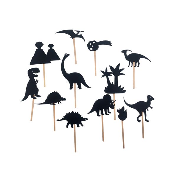 Mideer Dinosaur Shadow Puppets Set