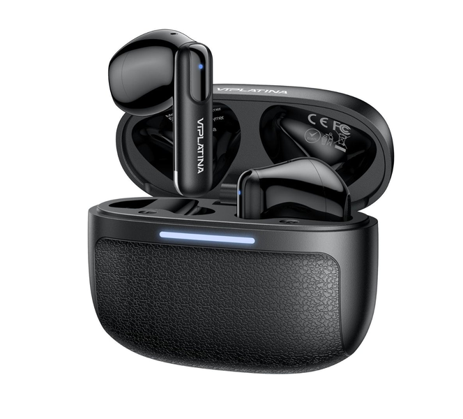 VIPLATINA True Wireless Earbuds,ENC Noise Cancelling,Dual Mic,4.5H Playback