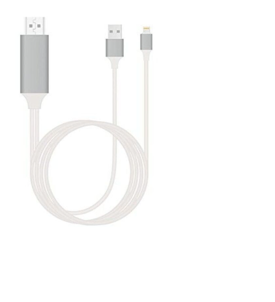 White Lightning to HDMI Digital AV Adapter HDTV Cable iPhone