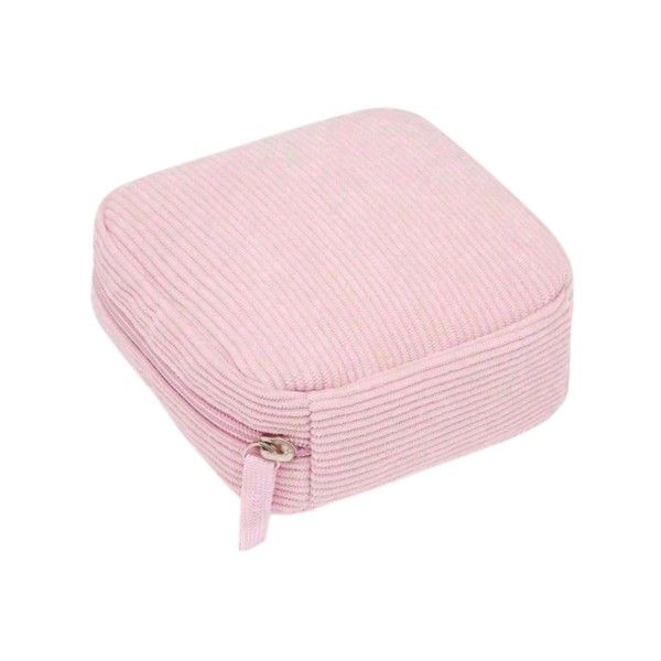 Zipper Storage Bag For Sanitary Use - Pink