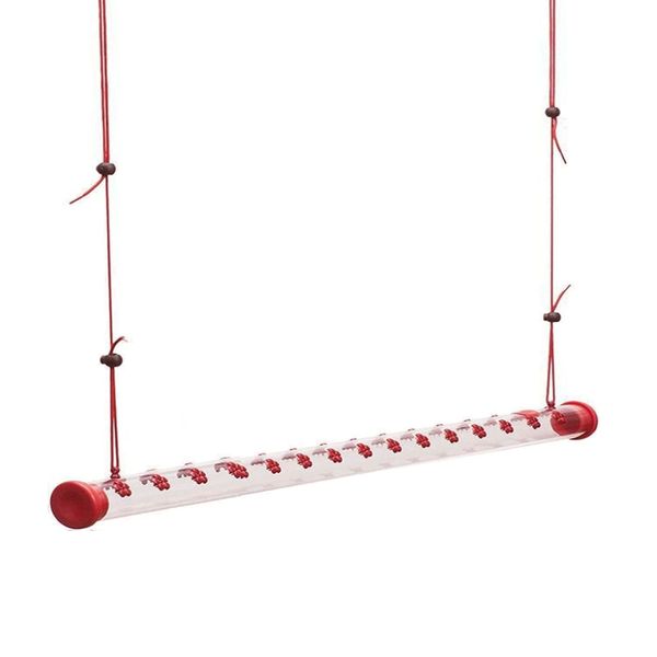 Hummingbird Feeder Hanging Long Tube Bird Feeders Transparent Garden Feeder