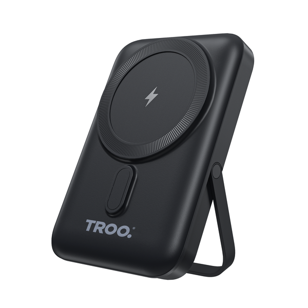 TROO Certified 10000mAh 20W Fast Charge Wireless MagSafe Powerbank Stand
