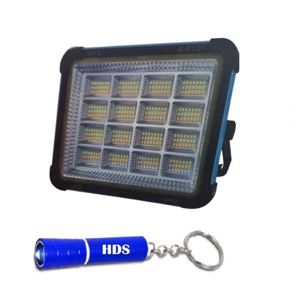 MTY S-6131 500w Solar Flood Light with HDS Branded Keyring Torch
