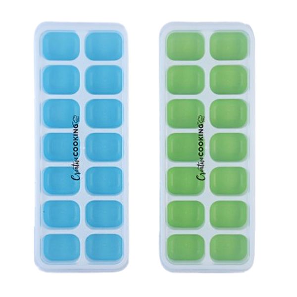 Silicone Pop-Out Ice Tray - Set of 2