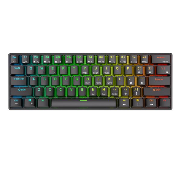 Royal Kludge RK61 Mini Black Wireless Keyboard Blue Switch