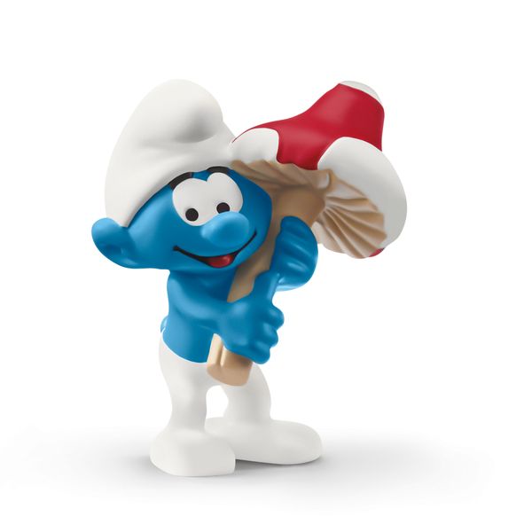 Schleich The Smurfs - Smurf with Good Luck Charm - 5cm Tall