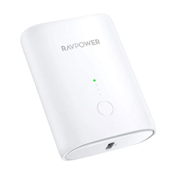 RAVPower RP-PB194 10000mAh Portable Charger - White