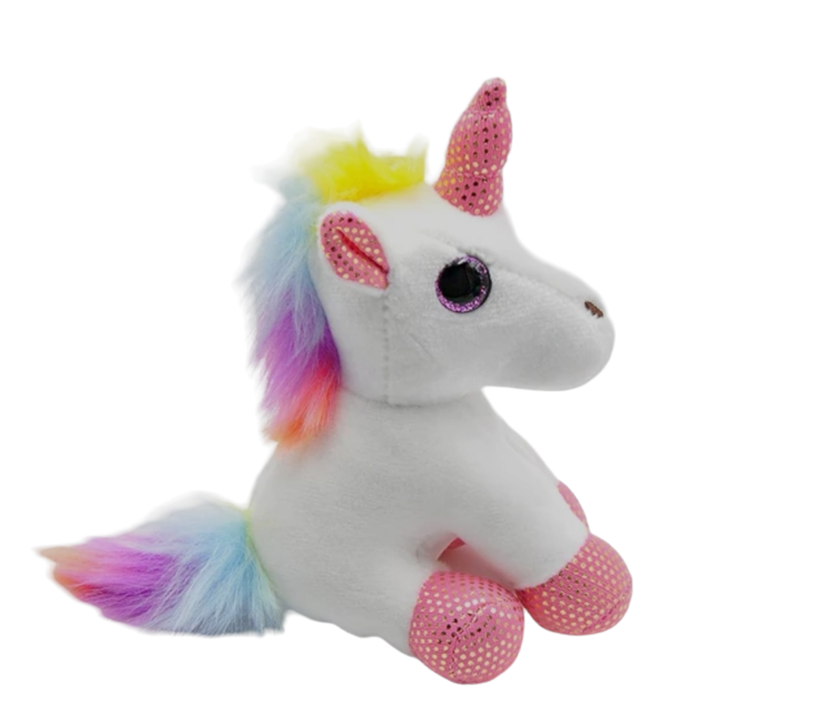 Plush Unicorn Keychain Stuffed Animals Toys Pendant Keyring-Pink n White |  Buy Online in South Africa 