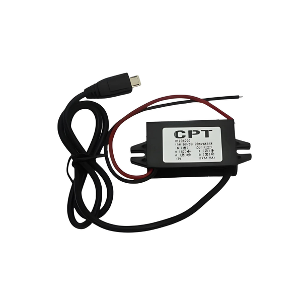 BDD DC/DC Buck Converter 12V to 5V 3A with Micro USB Output