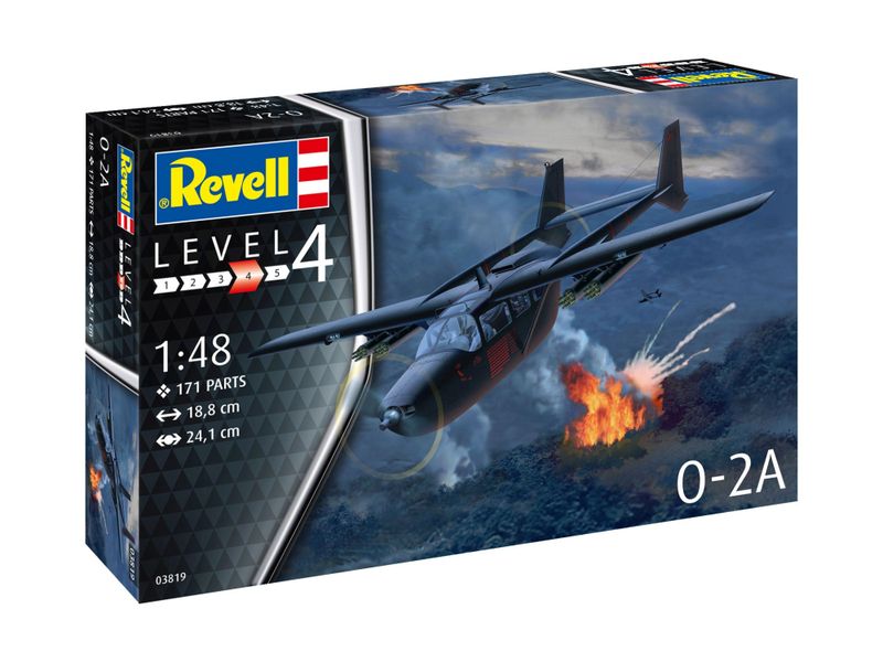 Revell 1/48 O-2A Plane Plastic Model Kit