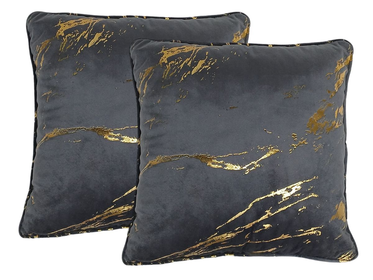 Square Grey Throw Pillows