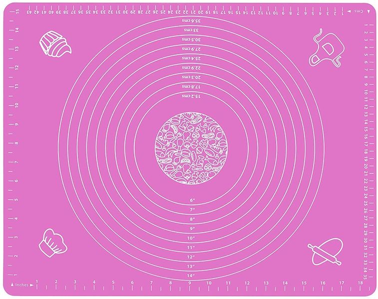 Silicone baking measuring mats , reusable and non-stick