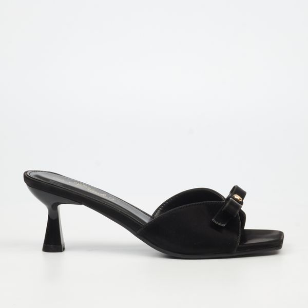 Miss Black Eldora 1 Women Faux Nubuck Medium Heels - Black