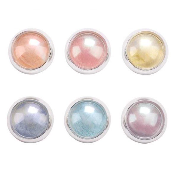 6 Colour Aurora Neon Powder for Nail Art