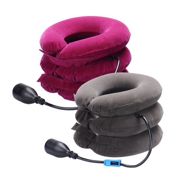 Neck Stretcher, Cervical Traction Device, Adjustable Inflatable 2 Piece