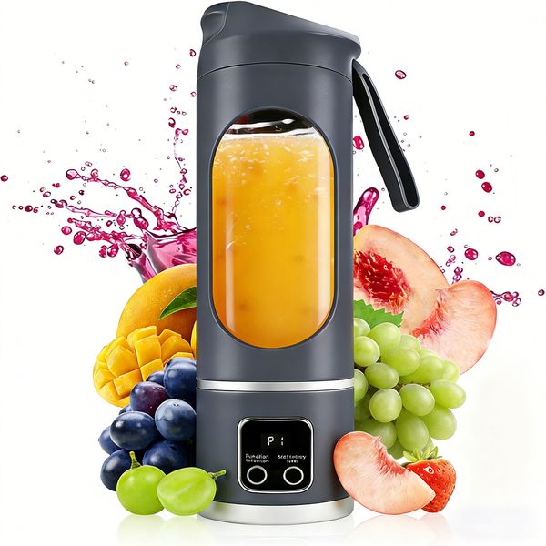 Portable Blender Electric,Mini Juicer Blender, 3 Levels Multi-Speed Control