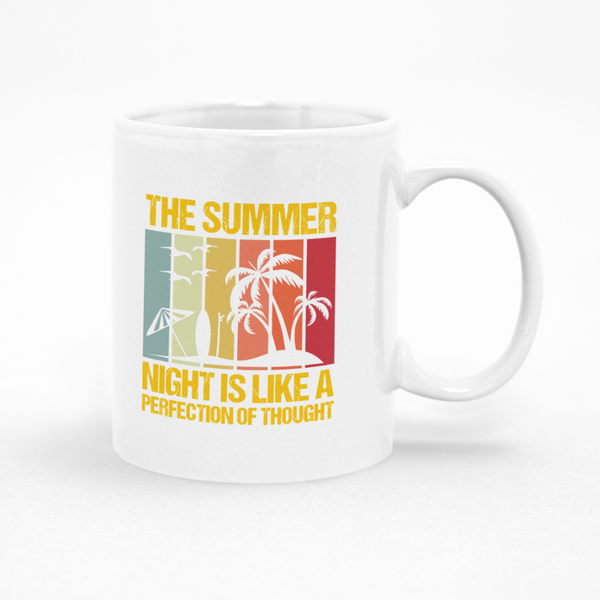 The Summer Night Is Like A Perfection Of Thought Mug