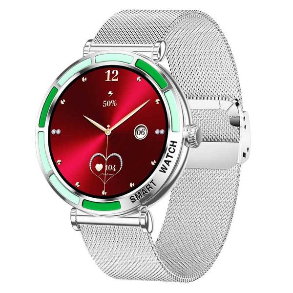 New 1.27'' HD Screen Smart Watch Women OriginalFashionable Round Smartwatch