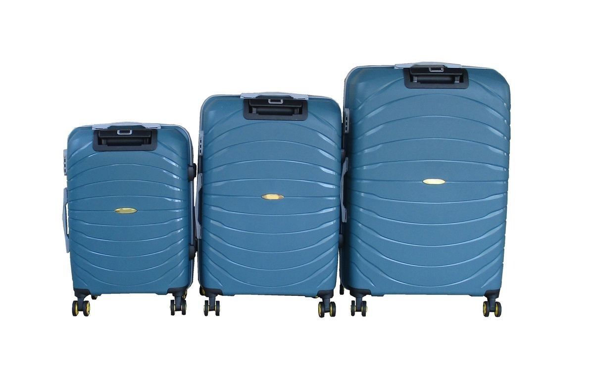 3-Piece Luggage Set - Blue