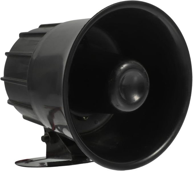 12V Splashproof Siren Alarm Horn PA Speaker for Outdoor, Construction Site