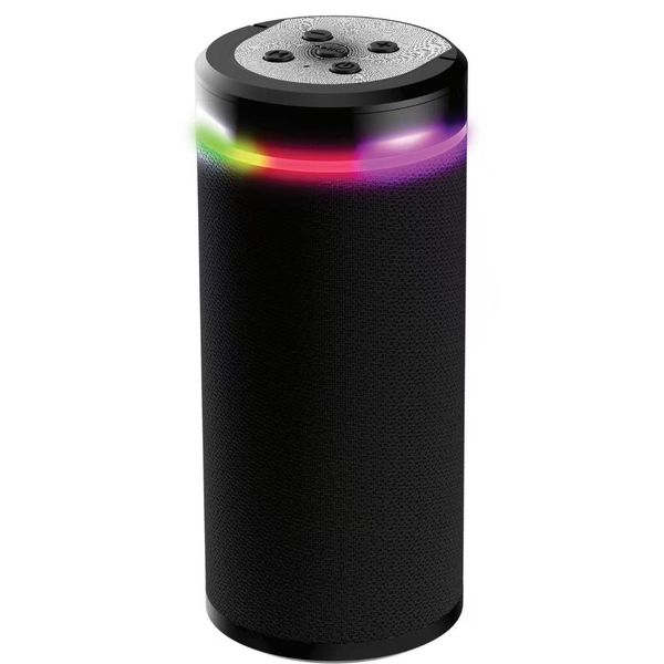 Omega Party Pulse Portable Bluetooth Speaker in Black OP-8011A