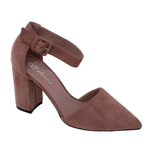 Lamara Paris Jess Open Waist Pointy On Block Heel Micro - Black