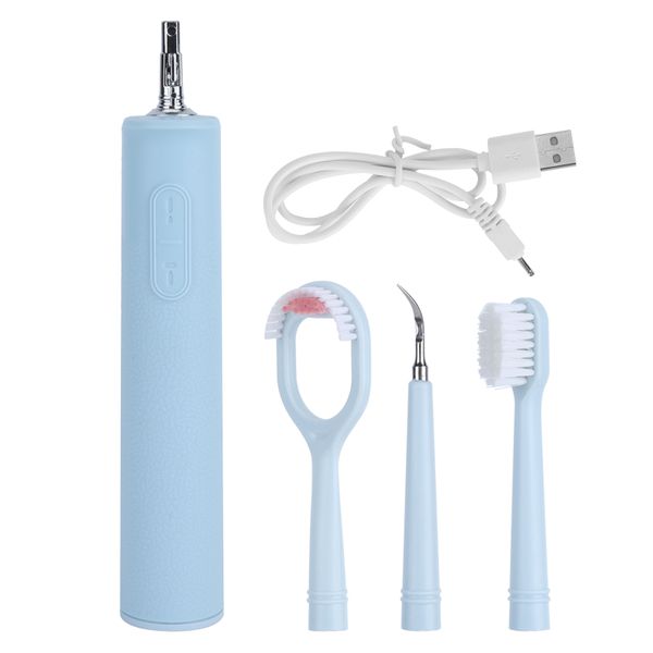 Dental Scaler Set Ultrasonic Calculus Removal USB Rechargeable Pink
