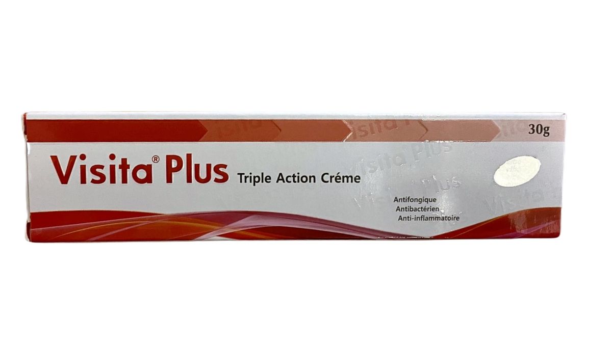 Anti-Fungal Anti-Bacterial Visita Plus Triple Action Cream | Shop Today ...