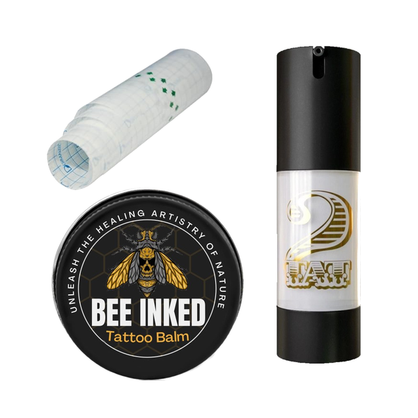 3 Piece Ultimate Care Pack Tattoo Aftercare Treatment Set