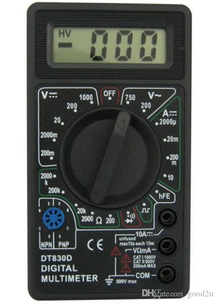 Royal Digital MultimeterAmpere Meter Test Probe DC AC voltage Multitester