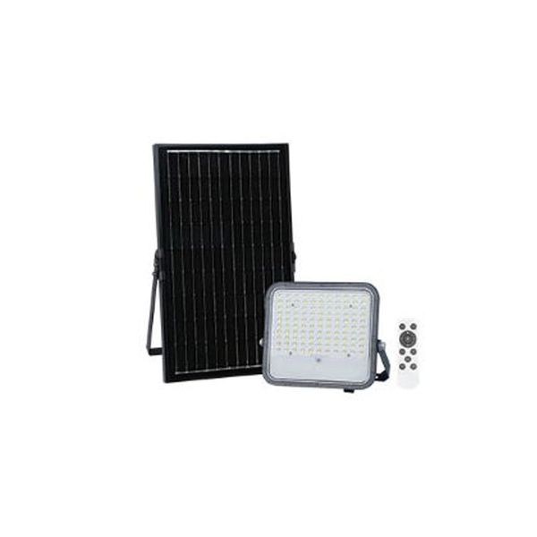 ACDC - Solar 100w Led Floodlight,15w Pv Pan 3.2v/15ah Bat And Remote