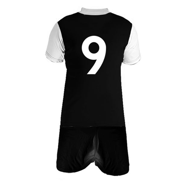 Bufftee Individual Soccer Kit - Number 9 Strikers Jersey &amp; Soccer Shorts