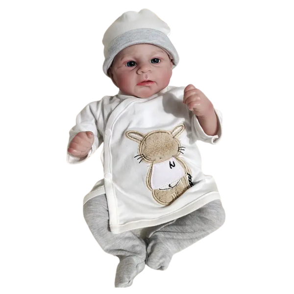 Soft Touch Vinyl Handmade Reborn Baby with Soft Body and Open Eyes - 19 Inch
