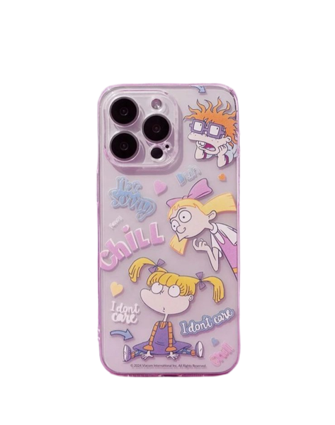Stylish Rugrats &amp; Hey Arnold Designed Phone Cover- Compatible with iPhone16