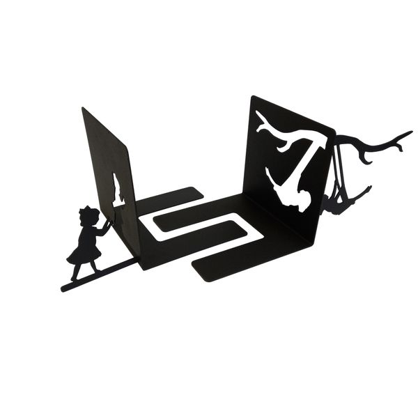 Bookend Girl on Swing Set