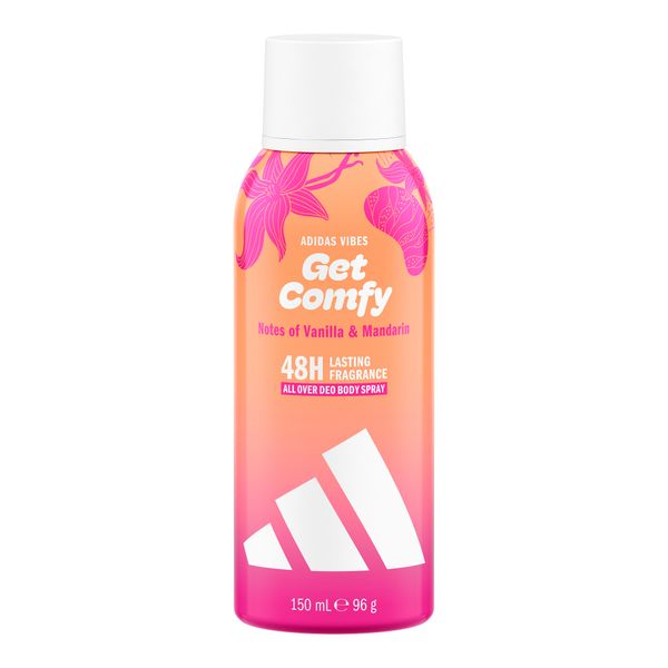 Adidas Vibes Get Comfy All-Over Deo Body Spray, 150ml