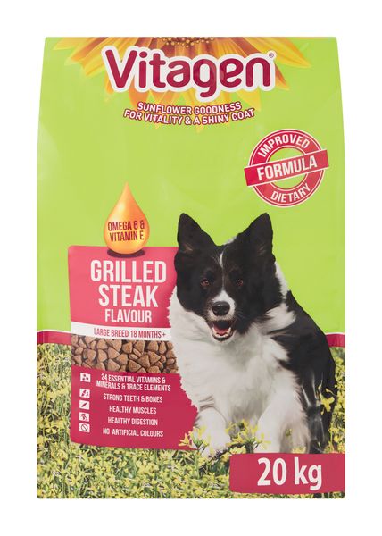 Vitagen - Adult Large Breed Grilled Steak - 20kg