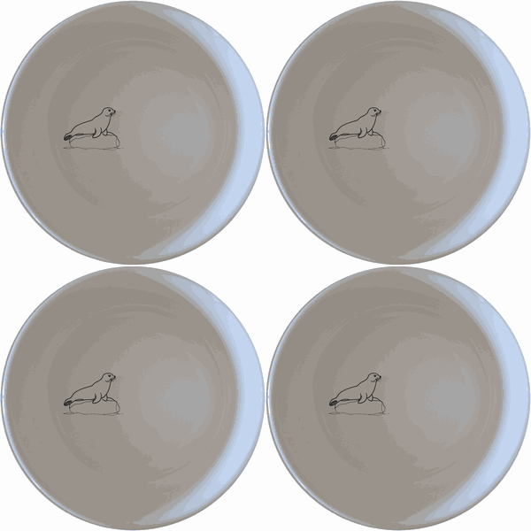 Harbor Seal Bowl Set of 4 - Range 3