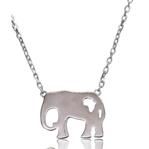 Kool Africa - Sterling Silver - Elephant with Africa