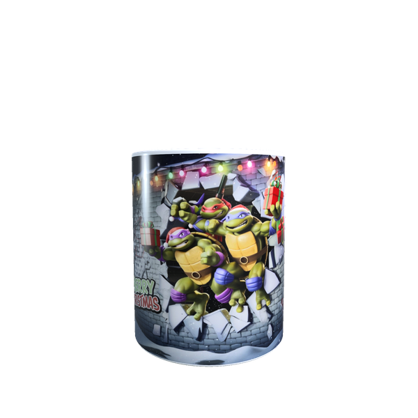 TMNT 3D Christmas Ceramic Mug - Fun Festive Gift for Kids &amp; Collectors