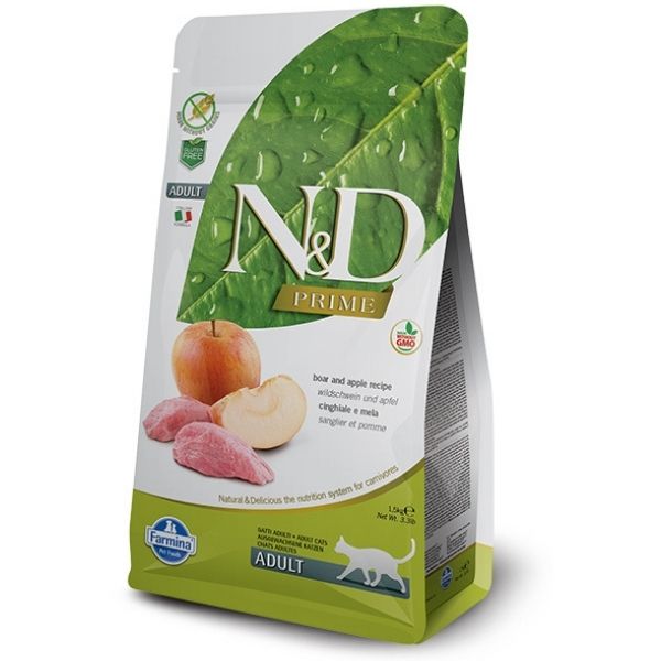 Farmina N&amp;D Prime - Cat - Boar &amp; Apple 5kg