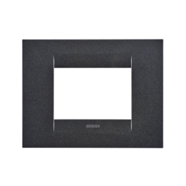 GEWISS - Slate GEO Plate 3-Gang